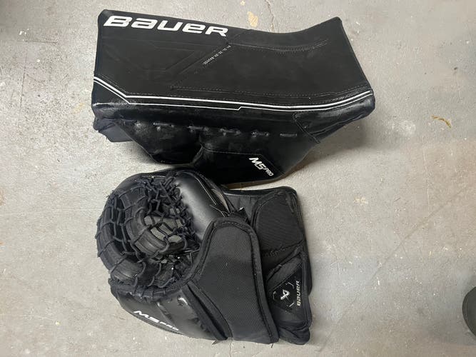 Hockey goalie Glove And Blocker
