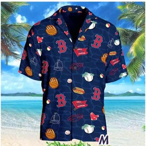 Boston Red Sox Hawaiian shirt