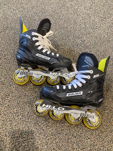 Used Youth Bauer RS Inline Skates Regular Width Size 2