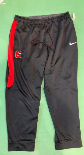 Used Black CORNELL PLAYER ISSUED Large Men's Sweatpants