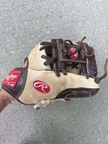 Used Rawlings Pro Preferred Right Hand Throw Infield Baseball Glove 11.5"