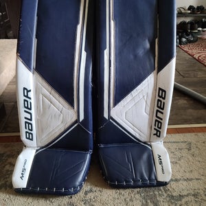 Used Small Bauer Supreme M5 Pro Goalie Leg Pads