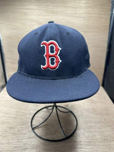 Boston Red Sox MLB New Era 59fifty Fitted Hat Official On Field Cap Size 7 1/4