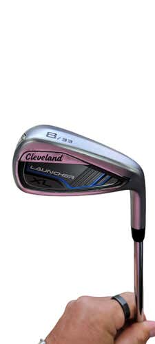 Used Cleveland Launcher Xl 8 Iron Regular Flex Steel Shaft Individual Irons