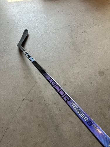 Used Senior CCM Right Hand P88 75 Flex Pro Stock RibCor Trigger 8 Pro Hockey Stick