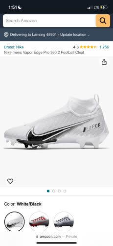 Nike Vapor Edge pro 360 2 Football Cleats