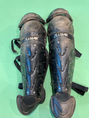 Used Intermediate All Star System 7 Catcher's Leg Guard 14.5" (Aged 12-16)