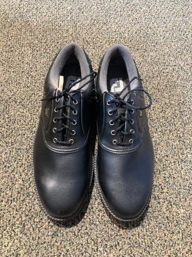 Black Used Size Men's 10.5 (W 11.5) Men's Footjoy Golf Shoes