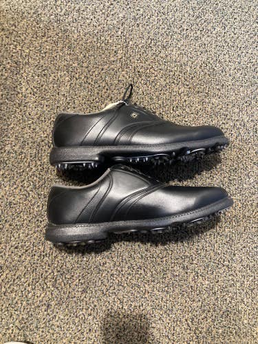 Black Used Size Men's 10.5 (W 11.5) Men's Footjoy Golf Shoes