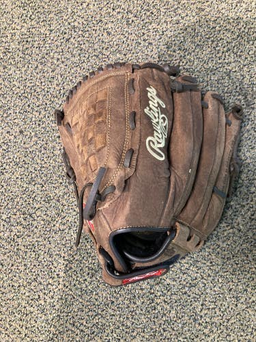 Used Rawlings Player Preferred Left Hand Throw Pitcher's Baseball Glove 12.5"