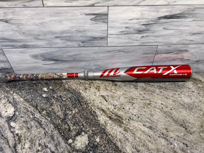 Used 2023 Marucci CAT X USSSA Certified Bat (-10) Composite 21 oz 31"