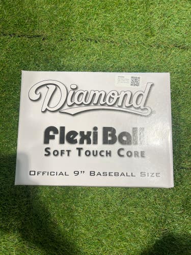 New Diamond Baseballs 12 Pack (1 Dozen) Soft Touch Core
