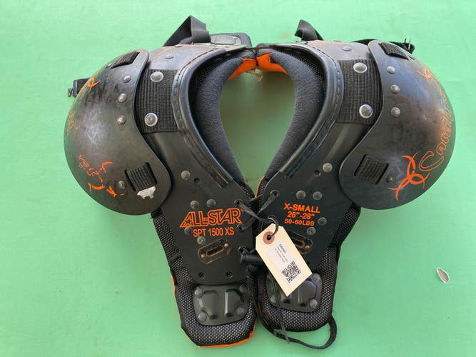 Used XS Youth All Star Shoulder Pads