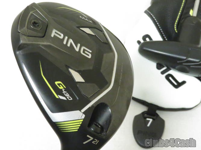 PING G430 Max Fairway 21°  7 Wood Alta CB 65 Black SR-Flex +Cover .. SENIOR