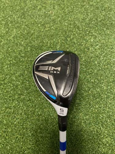 Used RH TaylorMade Sim Max 5 Hybrid 25* Aldila NV 45 Graphite Ladies