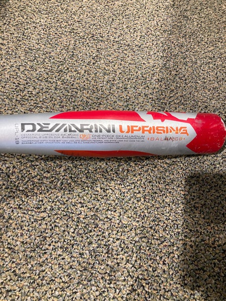 2019 DeMarini Uprising Bat USABat Certified (-10) Alloy 17 oz 27"