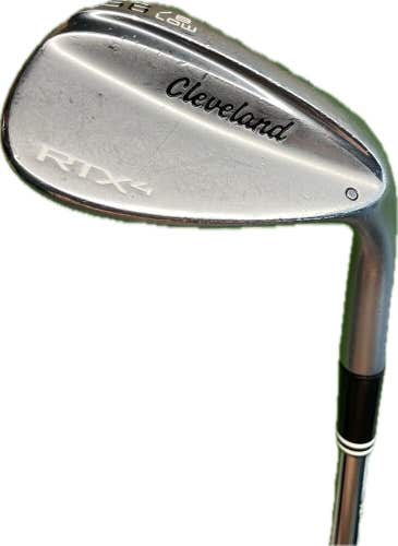 Cleveland RTX-4 56° Sand Wedge Dynamic Gold S400 Stiff Flex Steel Shaft RH 35.5”