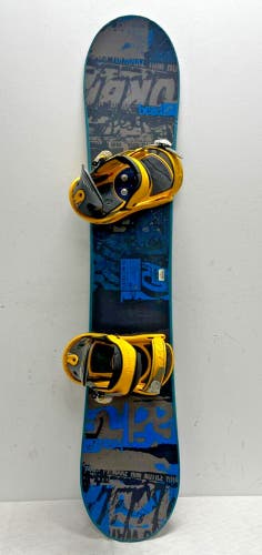 HEAD Flocka LFW 4D 146cm Twin-Tip Rocker Snowboard Burton Syncro Bindings Medium