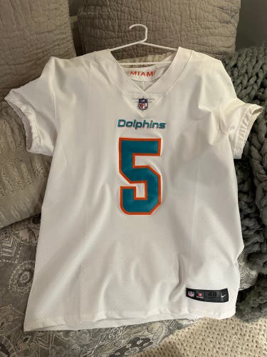 Miami Dolphins Authentic Jersey Ray Finkle 5 size 48