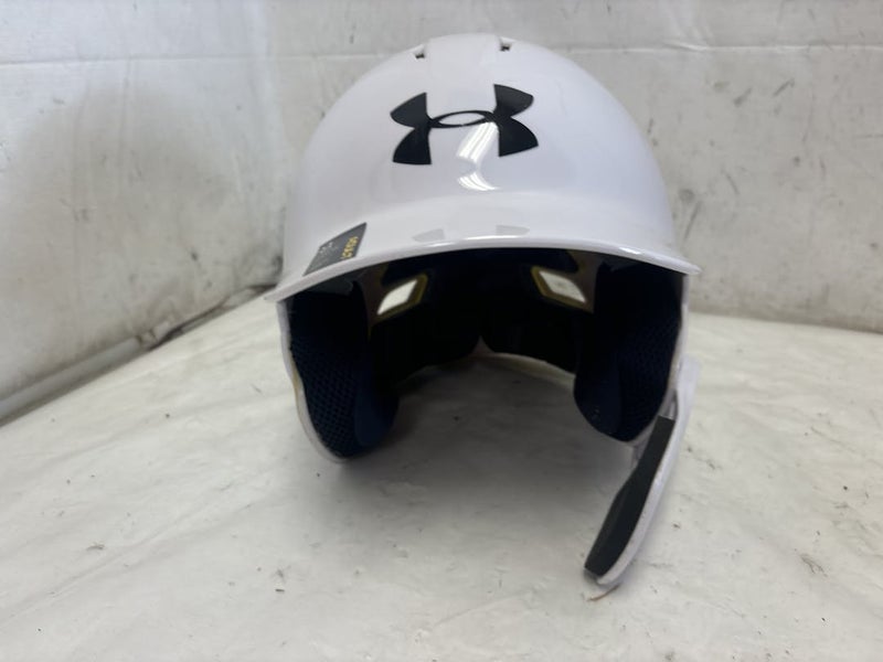 Used Under Armour Converge Uabh2-100 Baseball Batting Helmet W Jaw Guard - Excellent