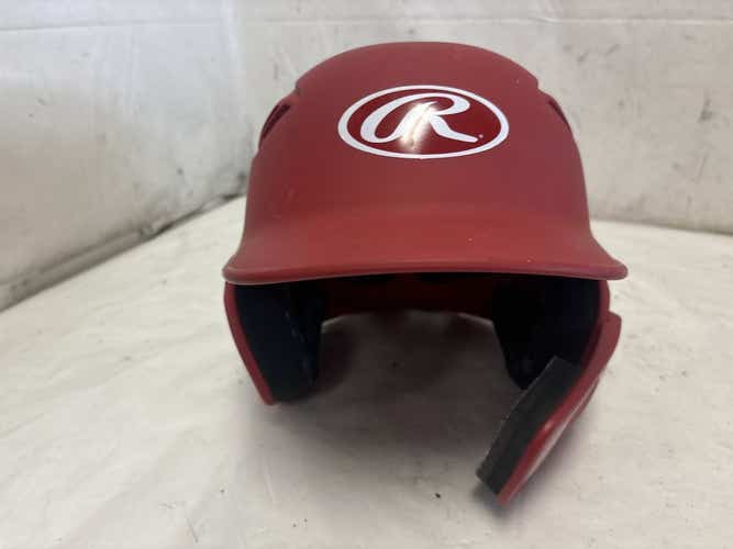 Used Rawlings R16s-revb 6 7 8 - 7 5 8 Baseball Batting Helmet W Jaw Guard