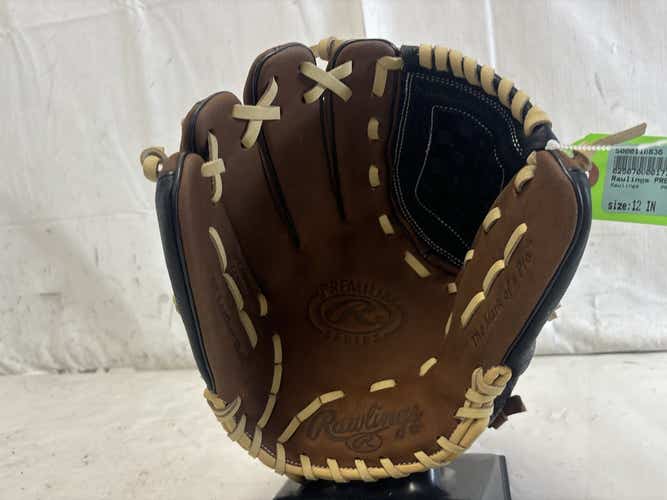 Used Rawlings Premium Series D120bd 12" Leather Shell Baseball Fielders Glove Lht - Like New