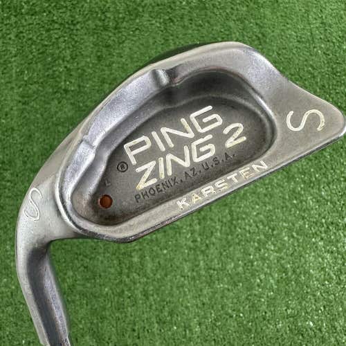 Ping Zing 2 Karsten Sand Wedge SW Steel Brown Dot Left Handed 35.25”