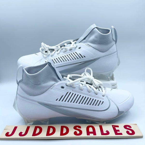 Nike Vapor Edge Pro 360 2 Football Cleats DA5456-100 White Silver Men’s Sz 11  New
