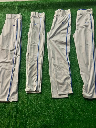 4xGray/Blue Adult Men's New Small Nike Game Pants