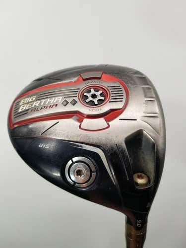 2014 CALLAWAY BIG BERTHA ALPHA 815 DOUBLE BLK DIAMOND DRIVER 9* CLUBHEAD GOOD