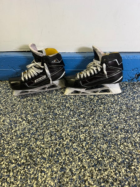 Used Senior Bauer  10 Supreme 1S Hockey Goalie Skates