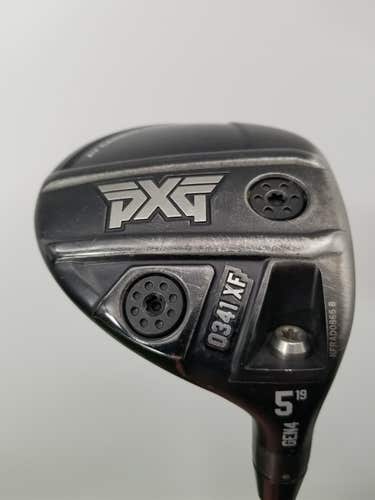 2021 PXG 0341XF GEN4 5 WOOD 19* REGULAR MITSUBISHI TENSEI RAW BLUE AV 65 GOOD