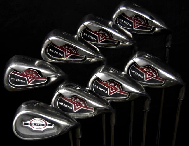 CALLAWAY BIG BERTHA IRON SET FLEX:REGULAR LENGTH:(5)38IN RH