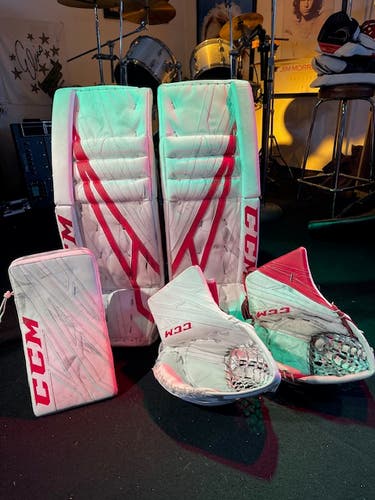 Used 33" CCM Regular Extreme flex 4, 4.5, 4.9 Goalie Full Set