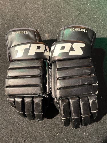 Used Louisville HG1 LA Kings Mathieu Schneider Gloves 14" Pro Stock