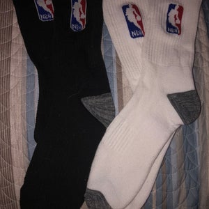 NBA Black/White New Large  Socks