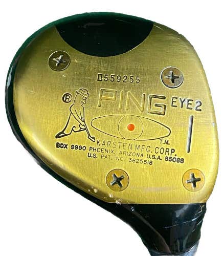 Ping Eye2 Driver Orange Dot RH Men's K-Shaft Steel 42.5" Nice Dylagrip Headcover