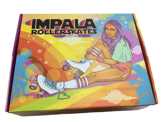 Used Impala Pastel Fade Quad Skates Senior 10 Inline Skates - Roller And Quad