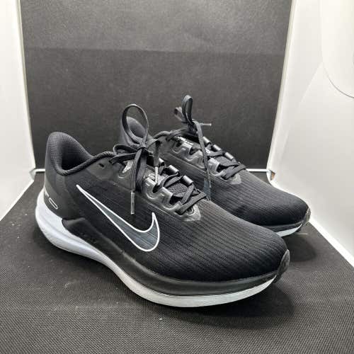 Nike Winflo 9 DD8686-001 Sneakers Women's US 9 Black White Running Shoes Z224