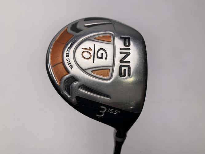 Ping G10 3 Fairway Wood 15.5* Grafalloy Pro Launch Red Regular Graphite Mens RH