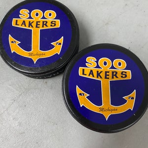 Soo Lakers puck