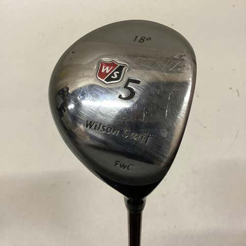 Used Wilson Fwc 5 Wood Stiff Flex Graphite Shaft Fairway Woods