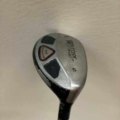 Used Warrior Custom Golf 5 Wood Regular Flex Steel Shaft Fairway Woods