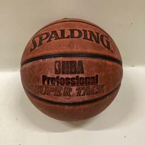 Used Spalding Super Tack Basketballs