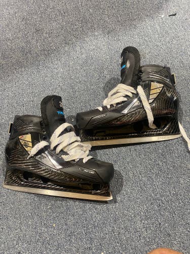 Used Senior True Anderson Pro Stock 10 Custom Pro Hockey Goalie Skates