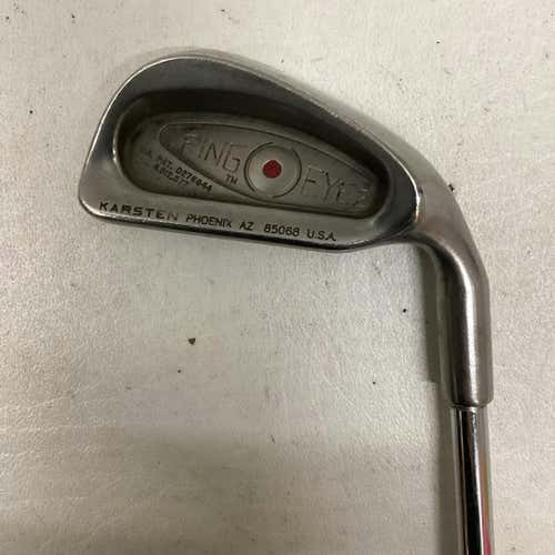 Used Ping Eye 2 Red Dot 4 Iron Regular Flex Steel Shaft Individual Irons