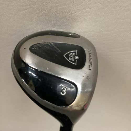 Used Maxfli Black Max 3 Wood Regular Flex Graphite Shaft Fairway Woods