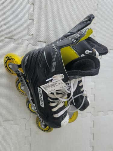 Used Bauer Youth 07.5 Roller Hockey Skates