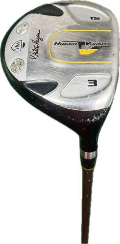 Walter Hagen Varsity 3 Wood Regular Flex Graphite Shaft RH 42”L New Grip!