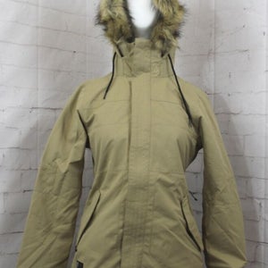 Volcom Fawn Insulated Snow Jacket, Women's Extra Small XS, Dark Khaki New